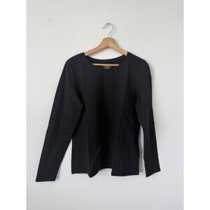 Real Comforts by Chadwicks Crewneck Tee – Black – Size Large